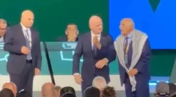 رغم طلب إنفانتينو.. رئيس الاتحاد الفلسطيني يمتنع عن مصافحة نظيره الإسرائيلي